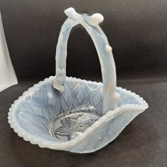 Vintage Fenton Art Glass Basket - Picture 4 of 7